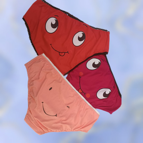 شورت اسلیپ پنبهای زنانه چاپی